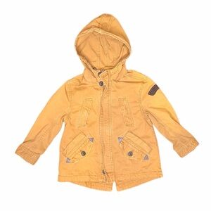 Zara Brown Khaki Cotton Jacket Size 3-4 Years